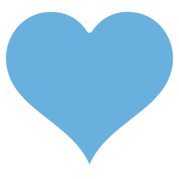 A light blue heart icon on a white background, symbolizing compassion and care, often associated with veterinarians.